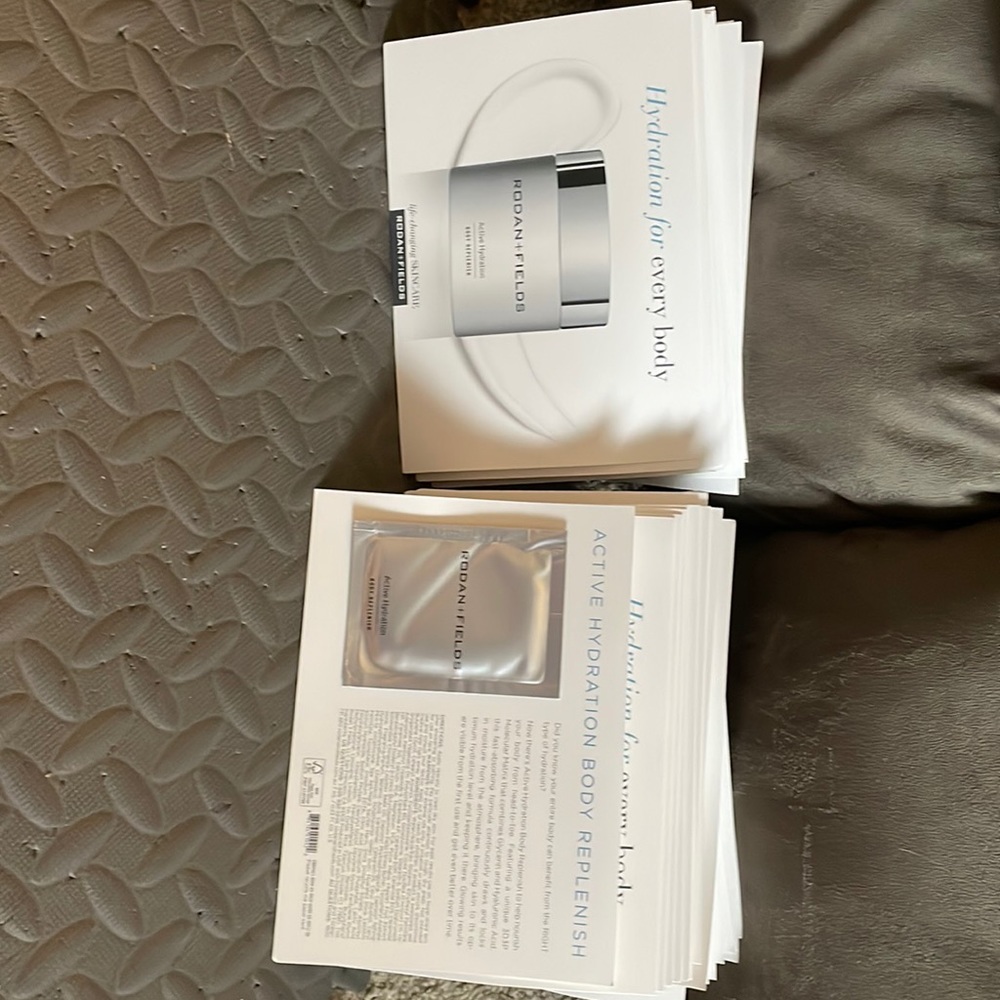 Rodan+Fields active hydration body lotion samples
